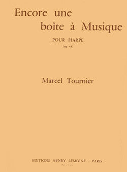 Encore une boite à musique - partition harpe, Marcel Tournier