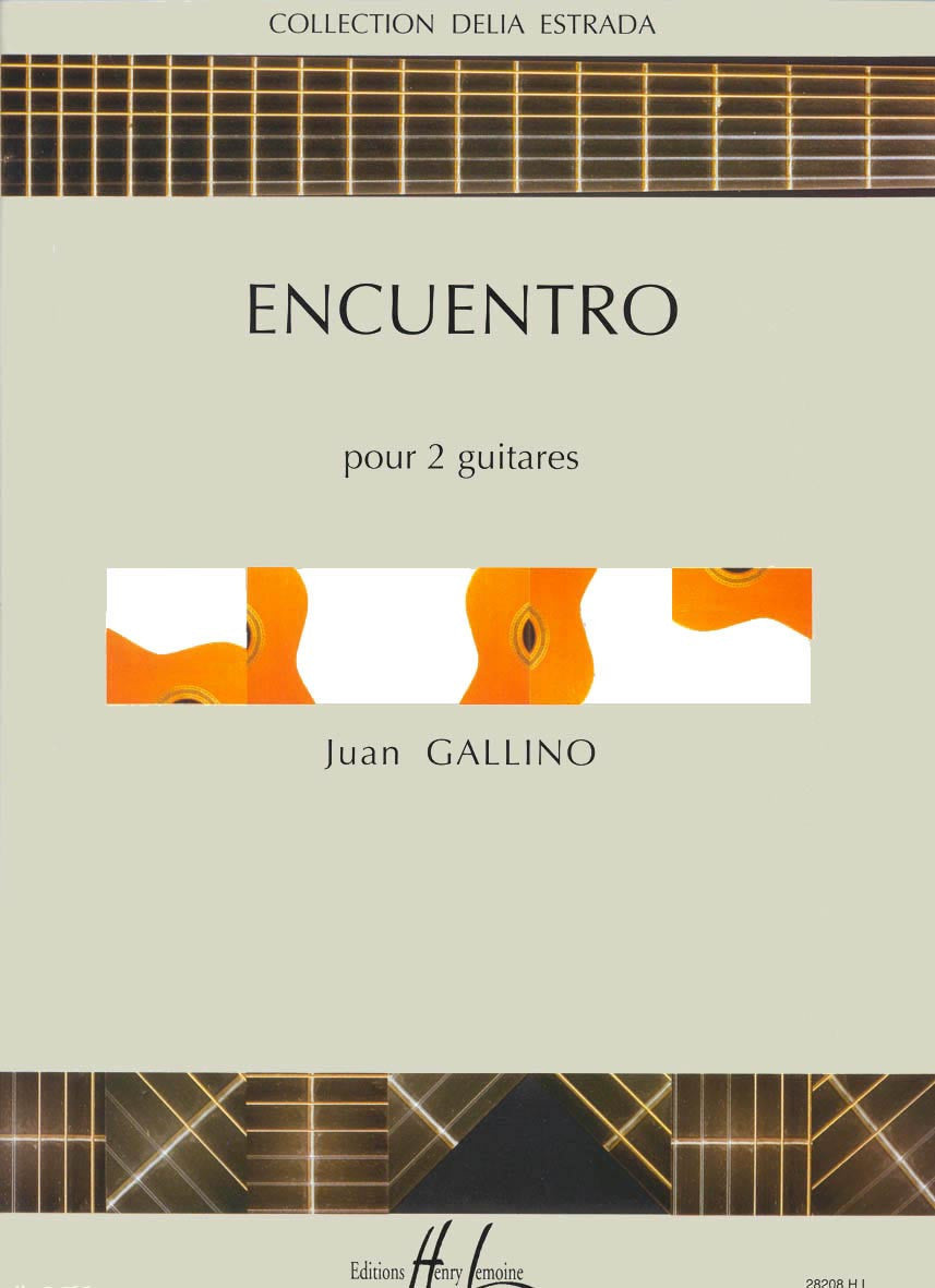 Encuentro - partition guitare, Juan Gallino
