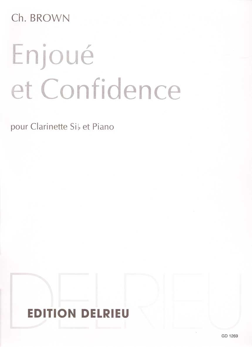 Enjoué et Confidence - partition clarinette, Charles Brown