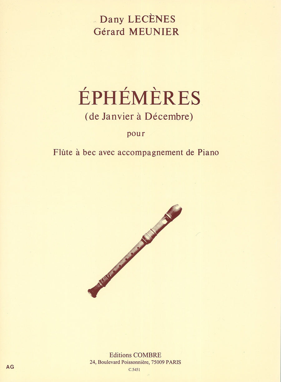 Ephémères : Janvier à décembre