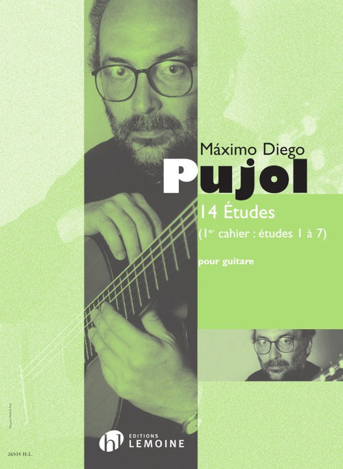 Etudes (14) Vol.1 - méthode de guitare, Maximo Diego Pujol