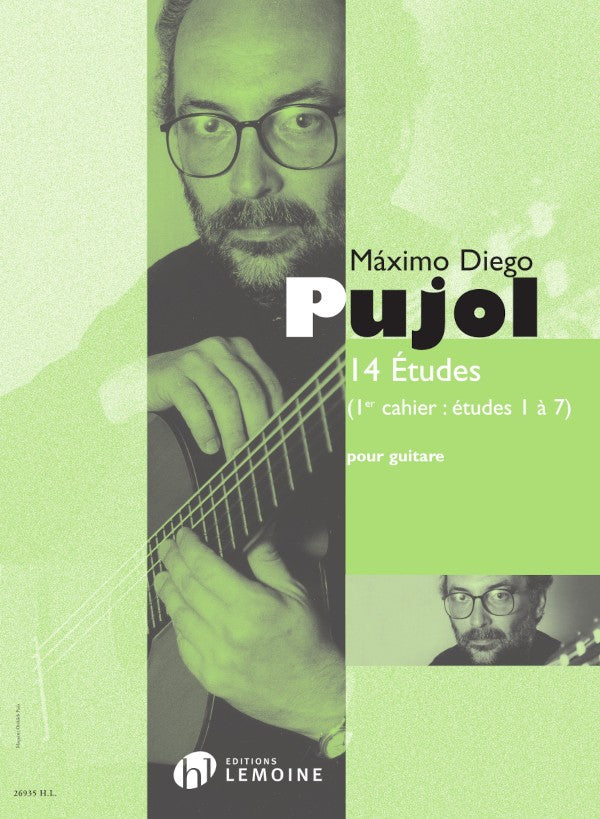 Etudes (14) Vol.1 - méthode de guitare, Maximo Diego Pujol