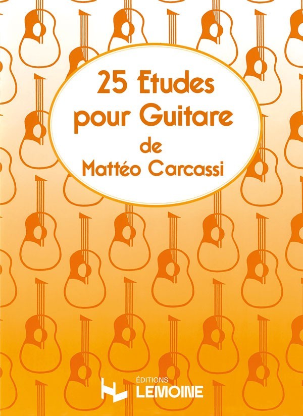 Etudes (25) Op.60 - méthode de guitare, Matteo Carcassi