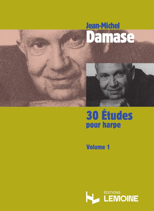 Etudes (30) Vol.1 - méthode d'harpe, Jean-Michel Damase