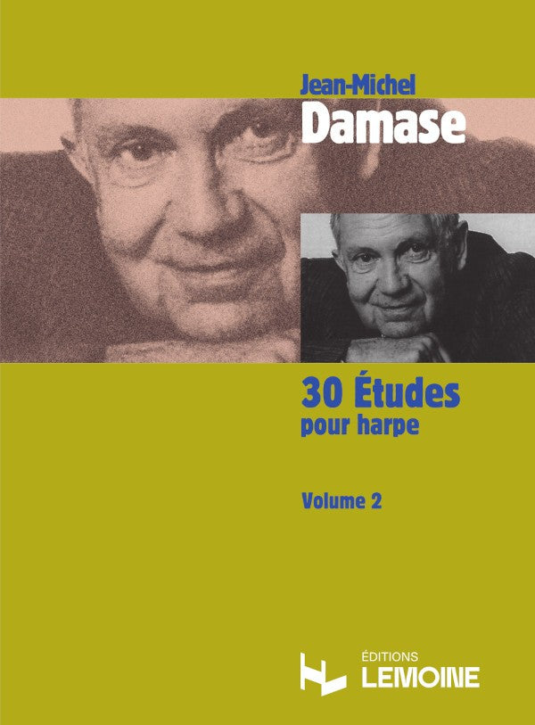 Etudes (30) Vol.2 - méthode d'harpe, Jean-Michel Damase