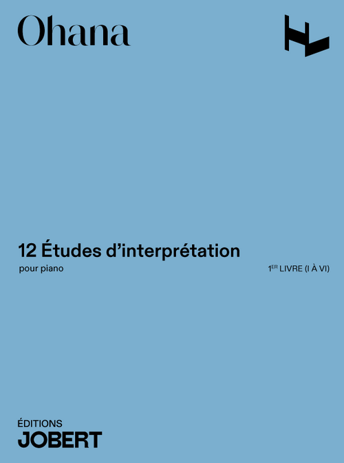 Etudes d'interprétation (12) Vol.1 - méthode de piano, Maurice Ohana