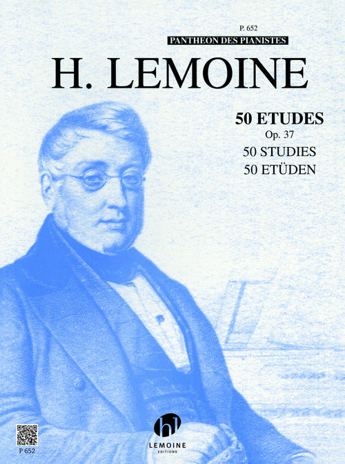 Etudes Faciles (50) Op.37 - méthode de piano, Henry Lemoine