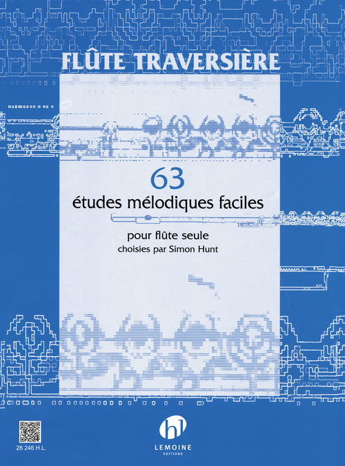 Etudes mélodiques faciles (63) - méthode de flûte, Simon Hunt