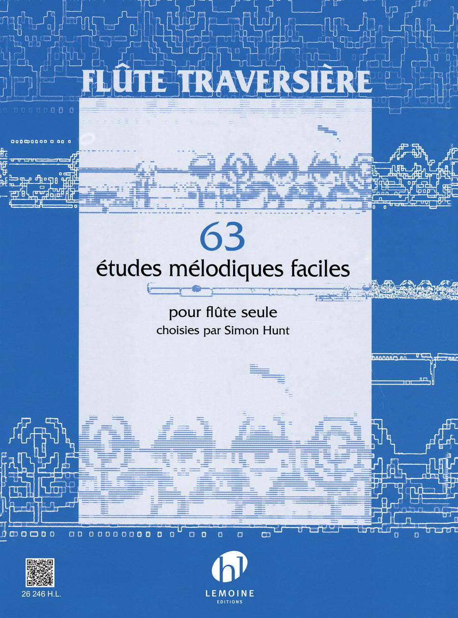Etudes mélodiques faciles (63) - méthode de flûte, Simon Hunt
