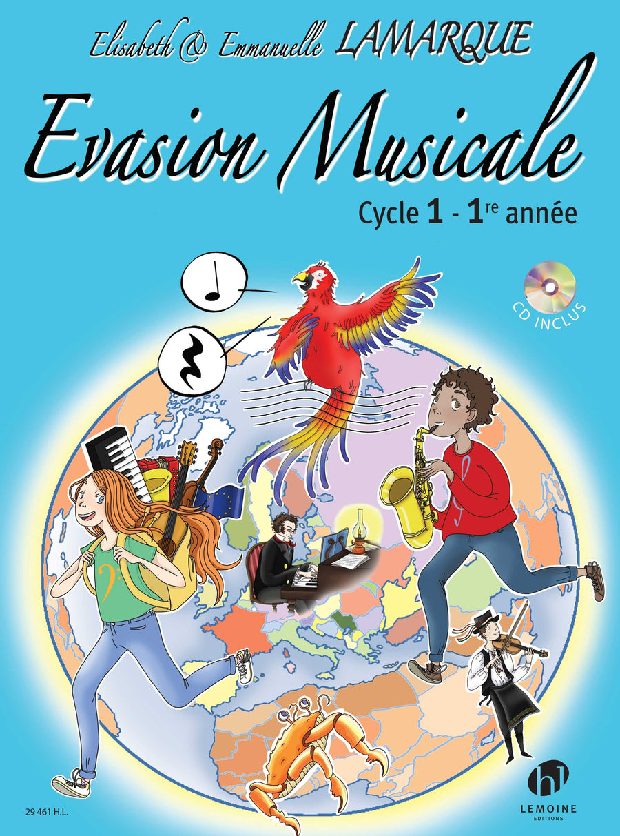 Evasion musicale : cycle 1 (1re année) - formation musicale, Emmanuelle Lamarque