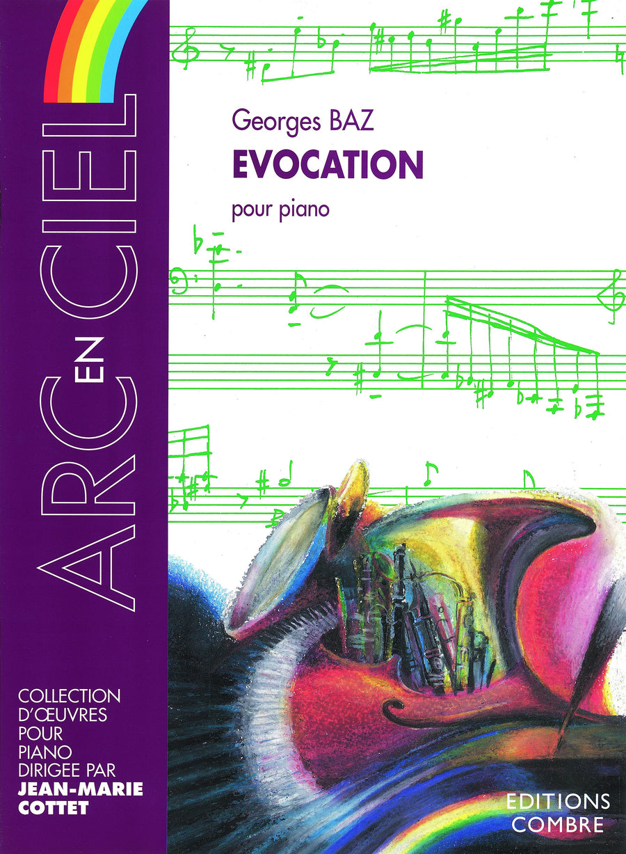 Evocation - partition piano, Georges Baz