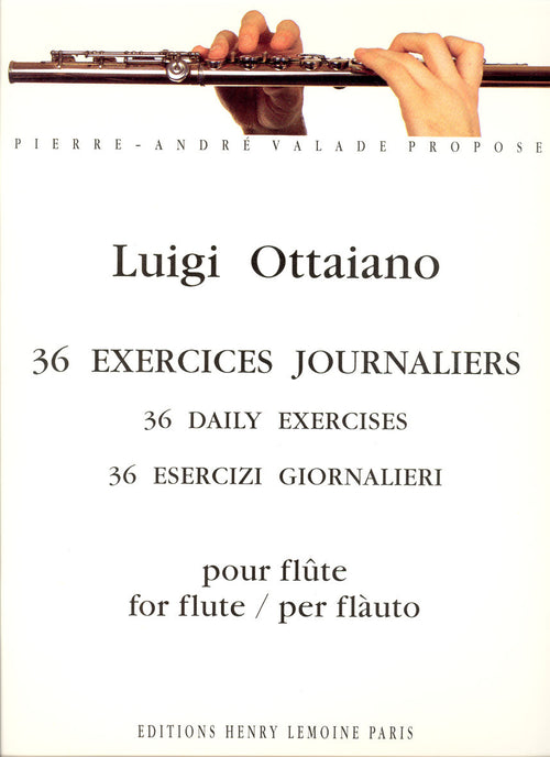 Exercices journaliers (36) - méthode de flûte, Luigi Ottaiano