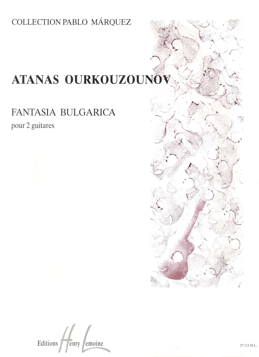 Fantasia bulgarica - partition guitare, Atanas Ourkouzounov