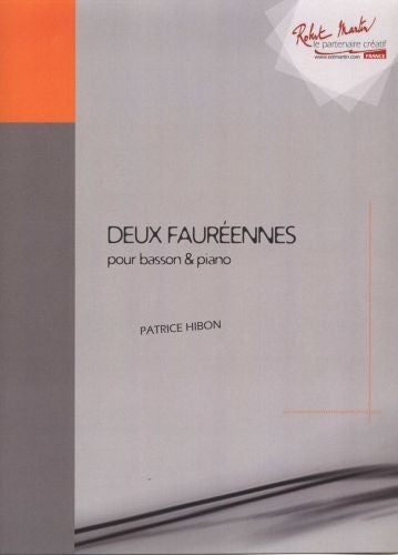 Fauréennes (2) - partition basson, Patrice Hibon