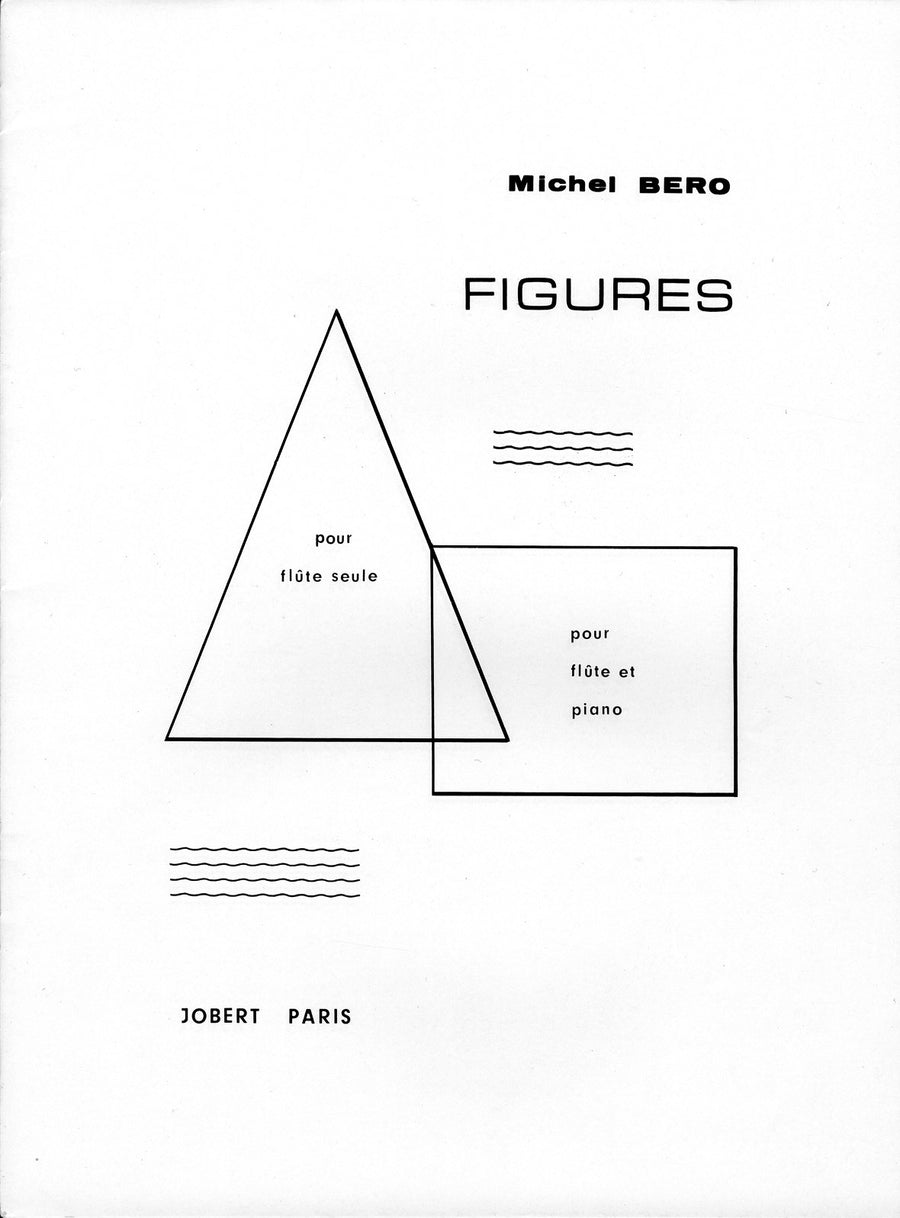 Figures - partition flûte, Michel Bero