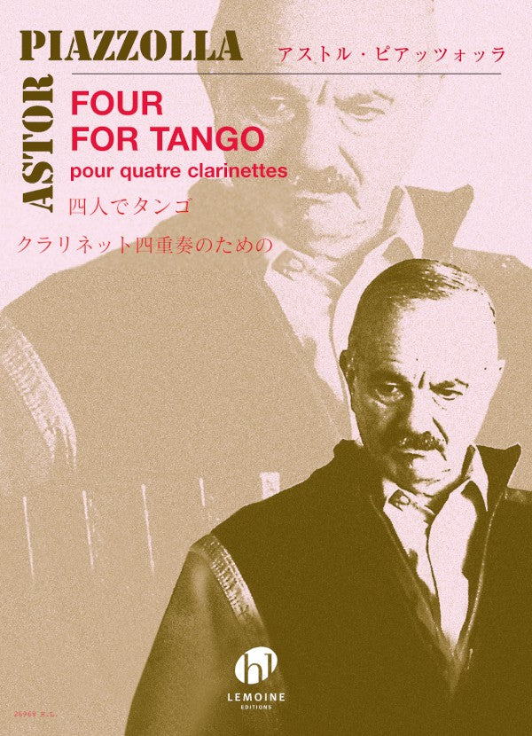 Four for Tango - partition clarinette, Astor Piazzolla