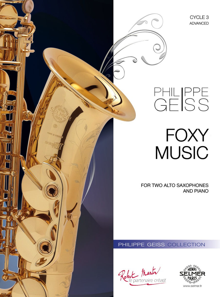 Foxy music - partition saxophone, Philippe Geiss