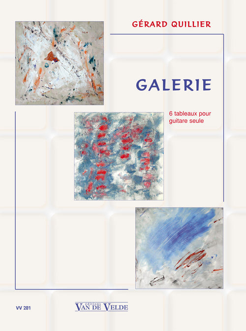 Galerie - partition guitare, Gérard Quillier