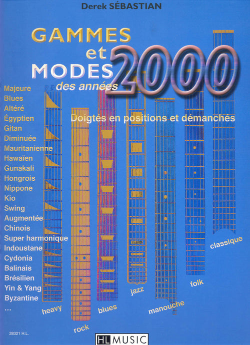 Gammes et modes des années 2000 - méthode de guitare, Derek Sebastian