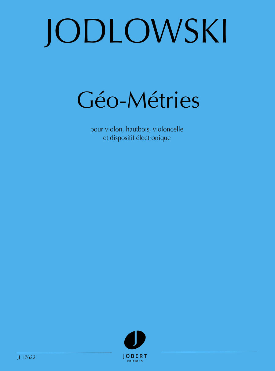 Géo-métries - partition violon, Pierre Jodlowski