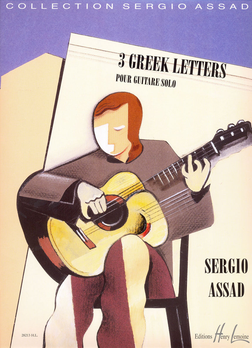 Greek letters (3) - partition guitare, Sérgio Assad