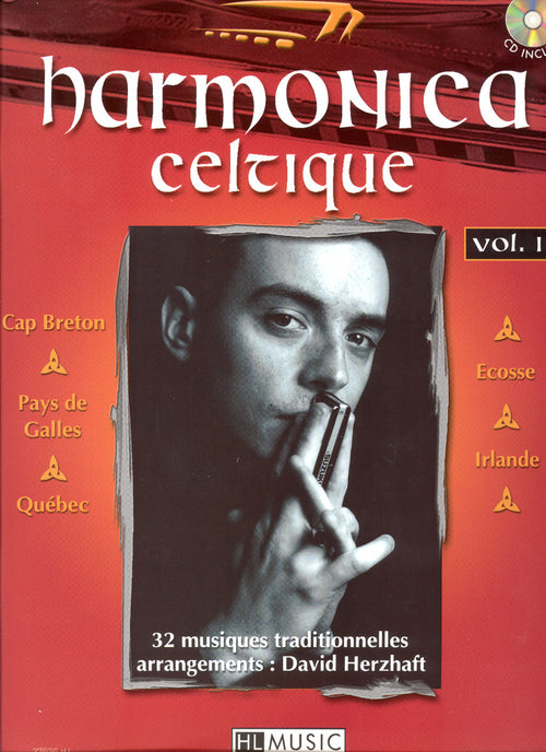 Harmonica celtique Vol.1 - partition instruments traditionnels, David Herzhaft