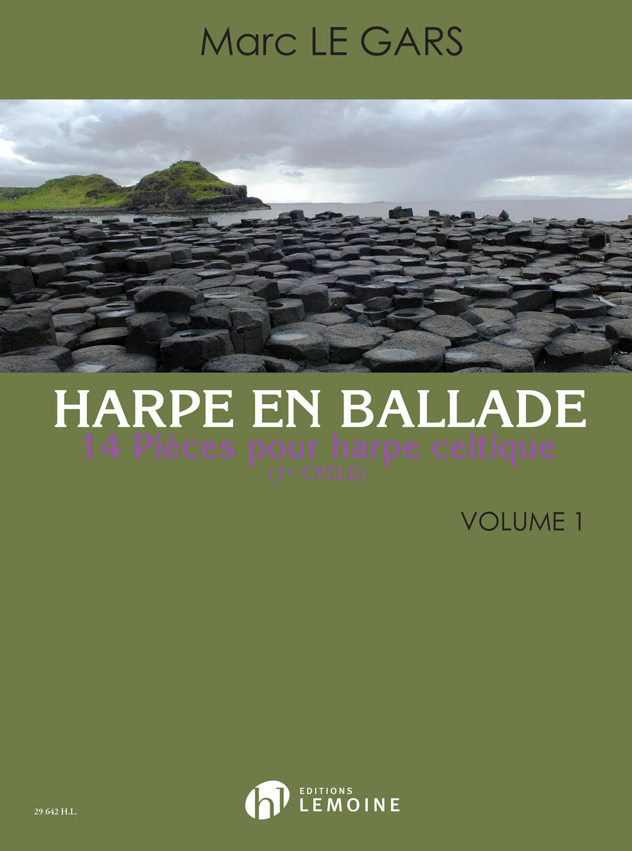Harpe en ballade Vol.1 - partition harpe, Marc Le Gars