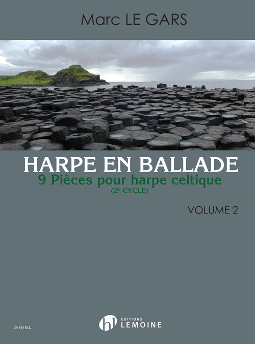 Harpe en ballade Vol.2 - partition harpe, Marc Le Gars