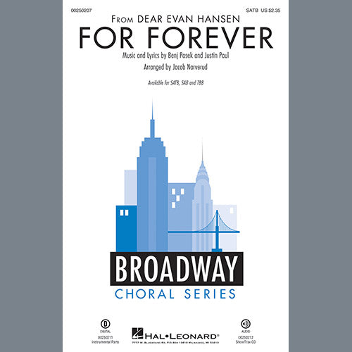 For Forever (from Dear Evan Hansen) (arr. Jacob Narverud) - Drums