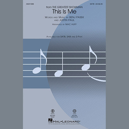 This Is Me (from The Greatest Showman) (arr. Mac Huff)