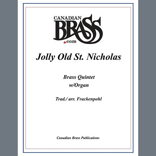 Jolly Old St. Nicholas (with Organ) - F Horn