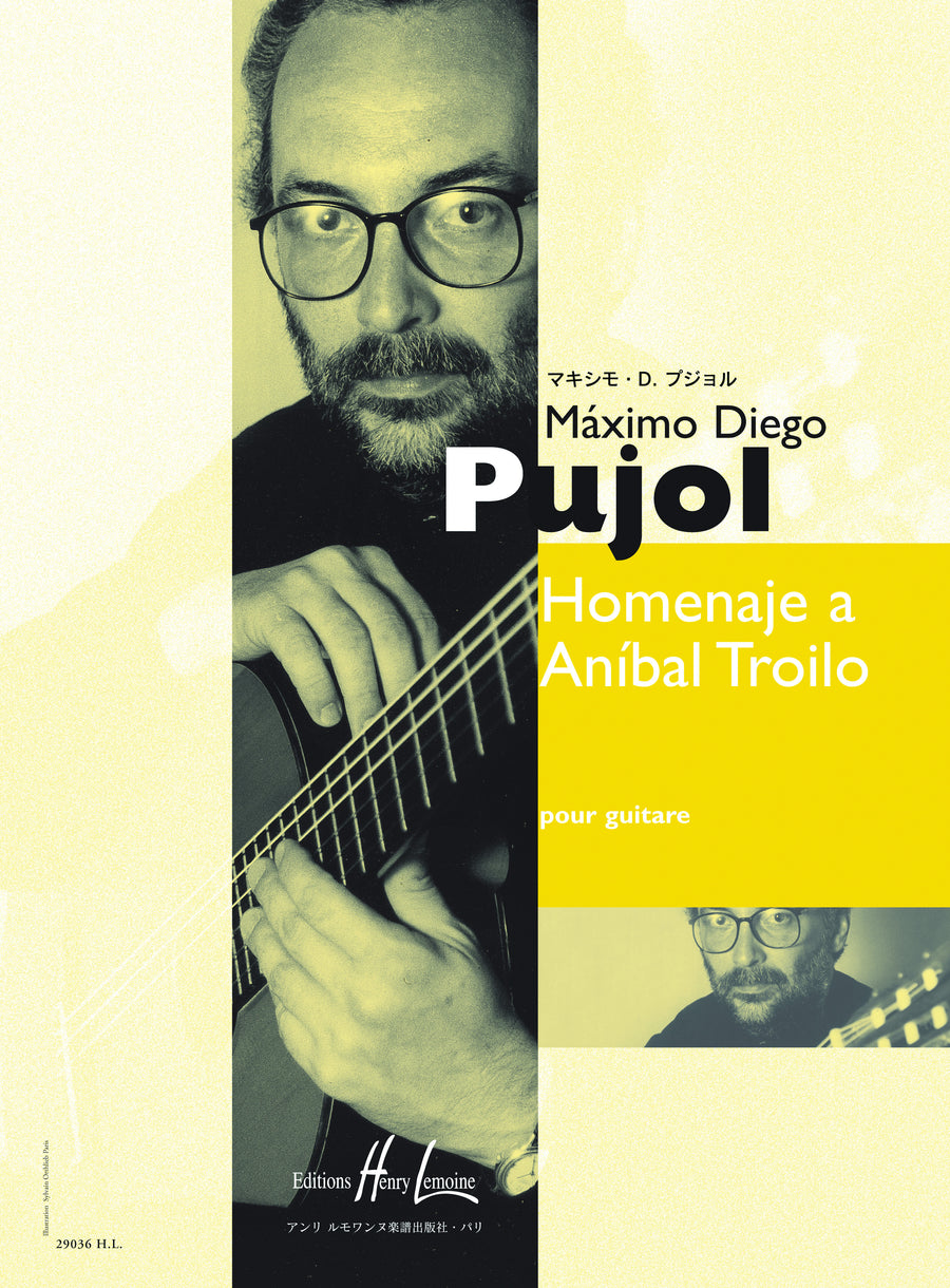 Homenaje a Anibal Troilo - partition guitare, Maximo Diego Pujol