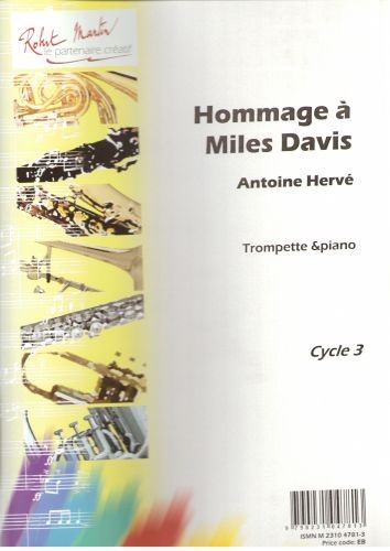 Hommage à Miles Davis - partition trompette, Antoine Herve