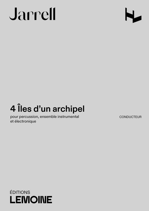 Iles d'un archipel (4) - partition percussions, Michael Jarrell