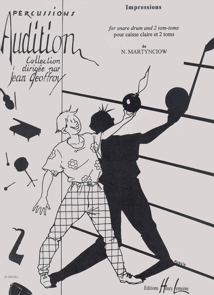 Impressions - partition percussions, Nicolas Martynciow