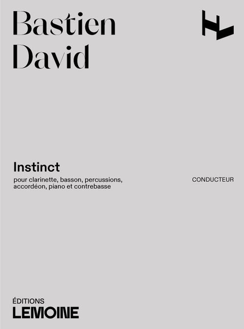 Instinct - partition ensemble, Bastien David