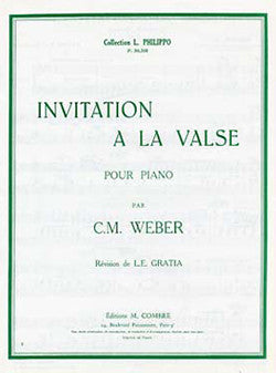 Invitation à la valse Op.65 - partition piano, Carl Maria Weber von