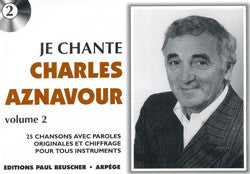 Je chante Aznavour Vol.2 - partition chant, Charles Aznavour