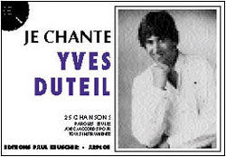 Je chante Duteil - partition chant, Yves Duteil