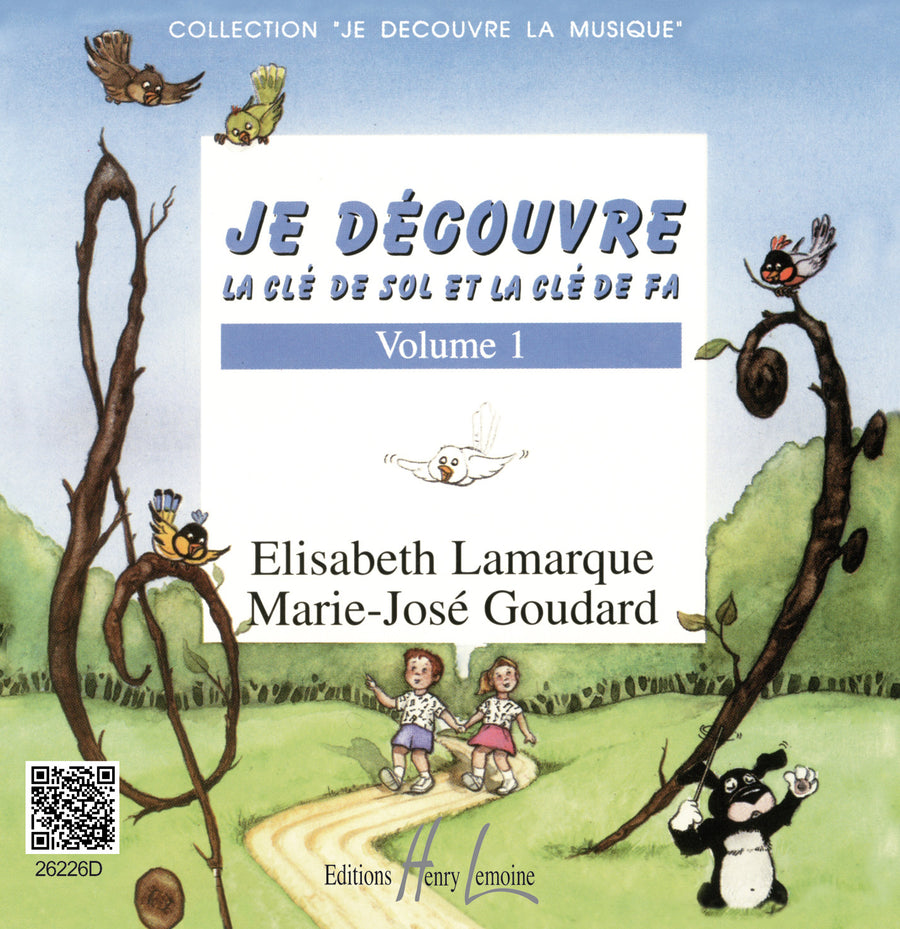 Je découvre la clé de Sol et Fa Vol.1 CD seul - formation musicale, Elisabeth Lamarque