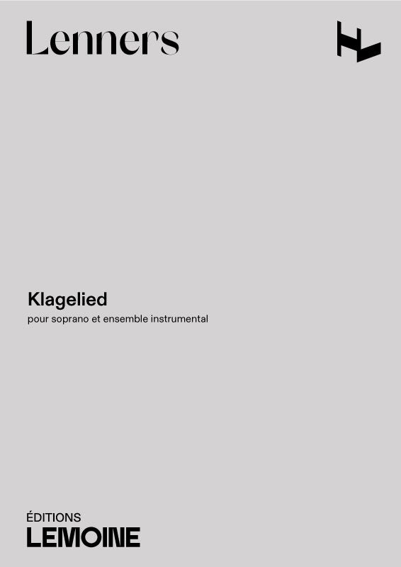 Klagelied - partition chant, Claude Lenners