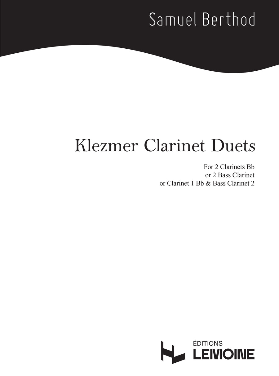 Klezmer Clarinet Duets - partition clarinette, Samuel Berthod