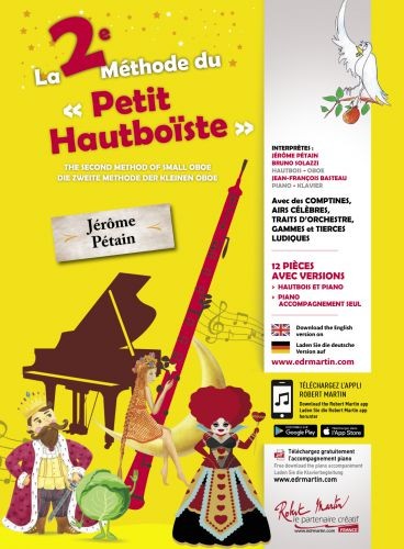 La 2ème méthode du Petit Hautboiste - méthode d'hautbois, Jérôme Petain