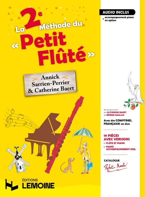 La 2ème méthode du Tout Petit Flûté - méthode de flûte, Catherine Baert