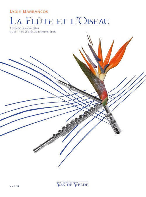 La Flûte et l'Oiseau - partition flûte, Lydie Barrancos