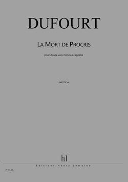 La Mort de Procris - partition chant, Hugues Dufourt
