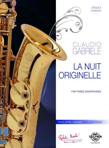 La Nuit originelle - partition saxophone, Gabriele Claudio