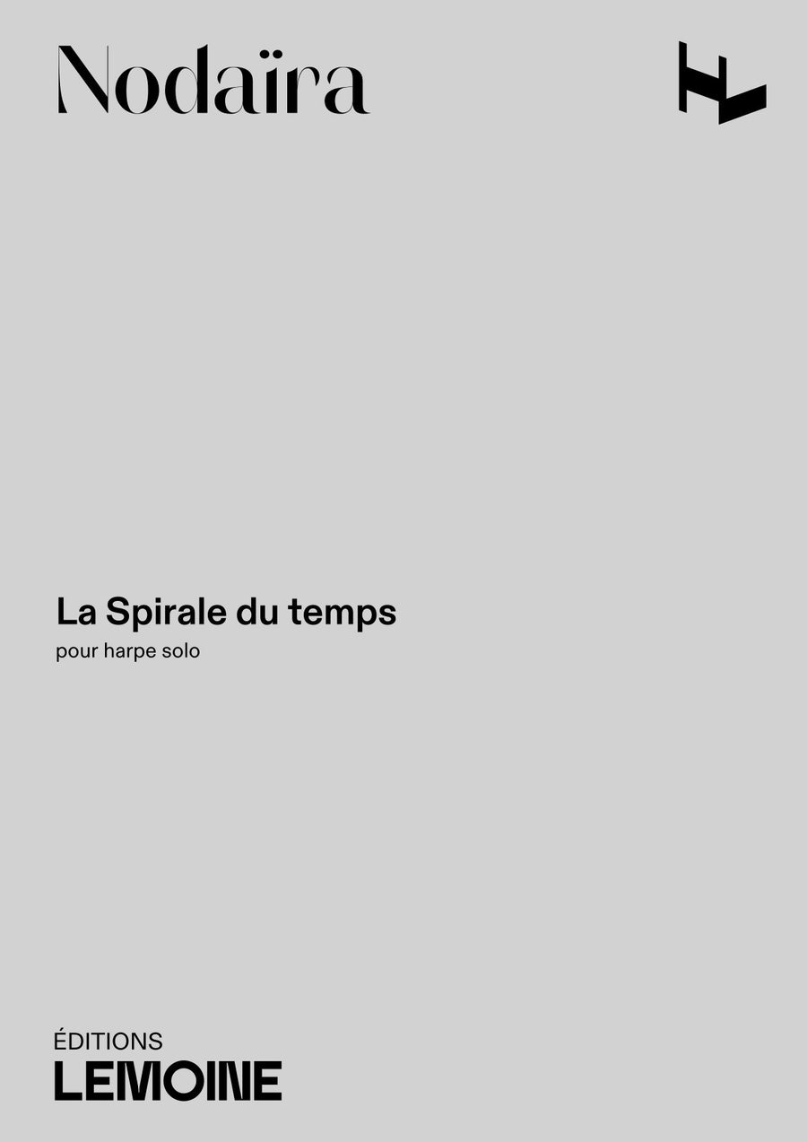 La Spirale du temps - partition harpe, Ichiro Nodaira