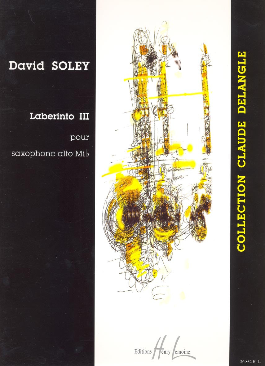 Laberinto III - partition saxophone, David Soley
