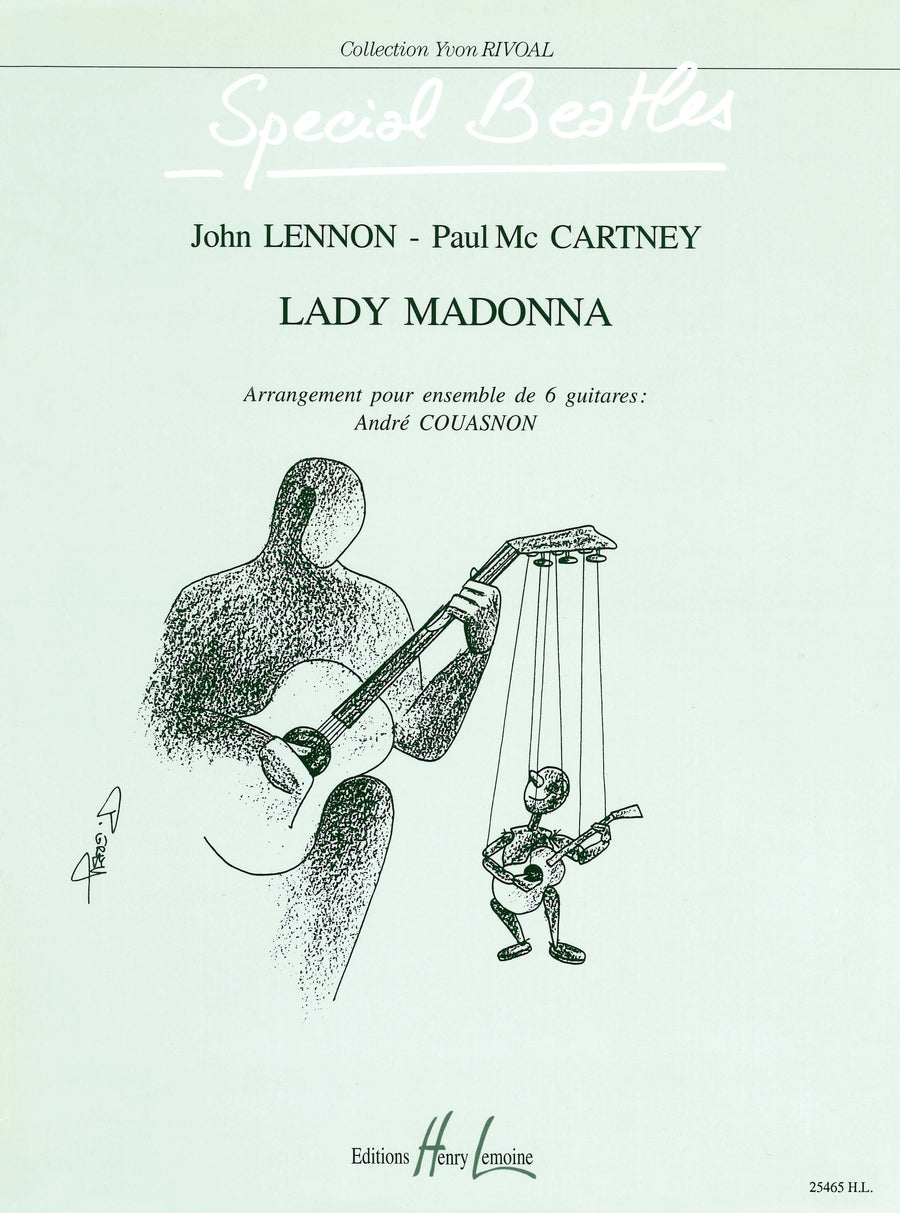 Lady Madonna - partition guitare, Beatles